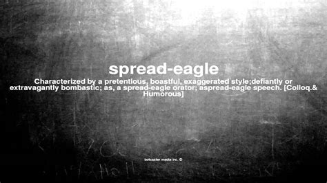 spreading eagle meaning|what does spread eagle mean.